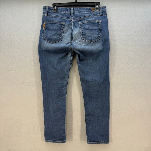 Paige Jeans Women's 29 (8) Dark Blue Kylie Cropped Leg Preppy Normcore Classic - Picture 2 of 14